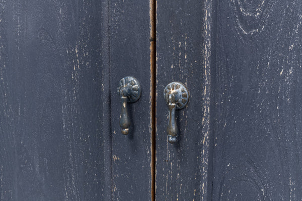 Sarreid Ashlyn Sideboard - Stunning Colonial Blue Finish In Durable Mango Wood For Stylish Storage Solutions Blue  53652