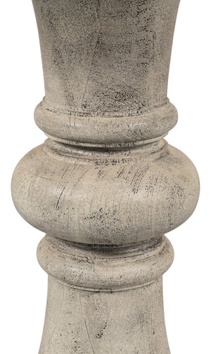 Sarreid Cecelia Natural Finish Pedestal Table - Stylish Mango Wood Design For Your Dining Room Décor Natural  53653