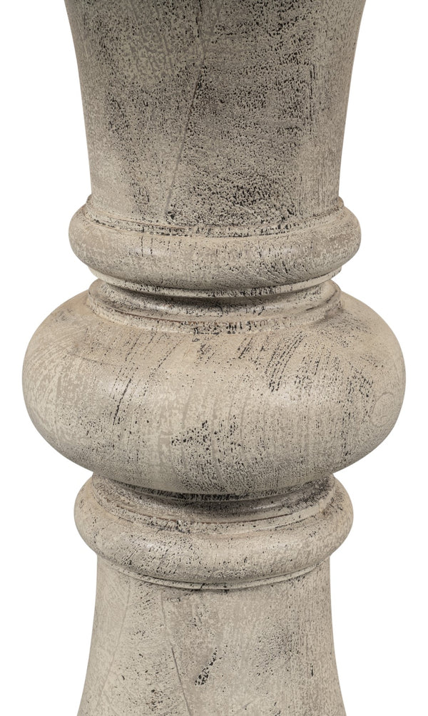 Sarreid Cecelia Natural Finish Pedestal Table - Stylish Mango Wood Design For Your Dining Room Décor Natural  53653