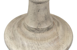 Sarreid Cecelia Natural Finish Pedestal Table - Stylish Mango Wood Design For Your Dining Room Décor Natural  53653