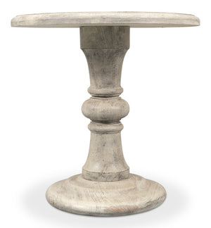 Sarreid Cecelia Natural Finish Pedestal Table - Stylish Mango Wood Design For Your Dining Room Décor Natural  53653