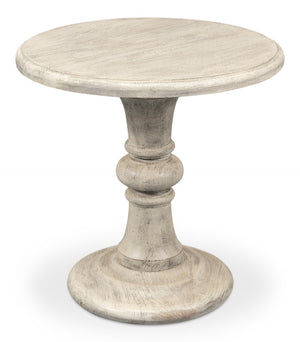 Sarreid Cecelia Natural Finish Pedestal Table - Stylish Mango Wood Design For Your Dining Room Décor Natural  53653