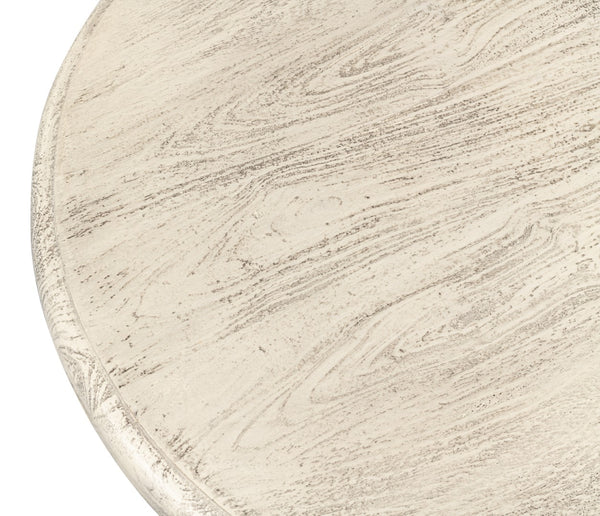 Sarreid Cecelia Natural Finish Pedestal Table - Stylish Mango Wood Design For Your Dining Room Décor Natural  53653