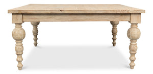 Sarreid Jocelyn Coffee Table - Elegant Sienna Finish, Durable Mango Wood Design For Stylish Living Spaces Natural  53664