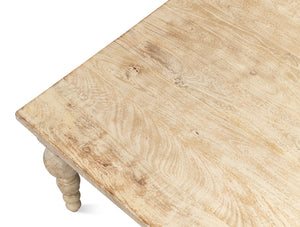 Sarreid Jocelyn Coffee Table - Elegant Sienna Finish, Durable Mango Wood Design For Stylish Living Spaces Natural  53664