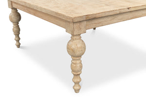 Sarreid Jocelyn Coffee Table - Elegant Sienna Finish, Durable Mango Wood Design For Stylish Living Spaces Natural  53664