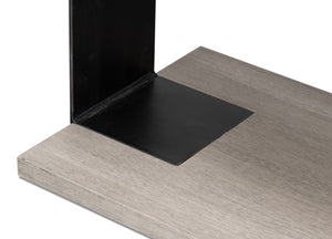 Sarreid Covet Console - Elegant Ivory Bianca Finish Tanganika Wood Table For Chic Home Décor And Style White  53669