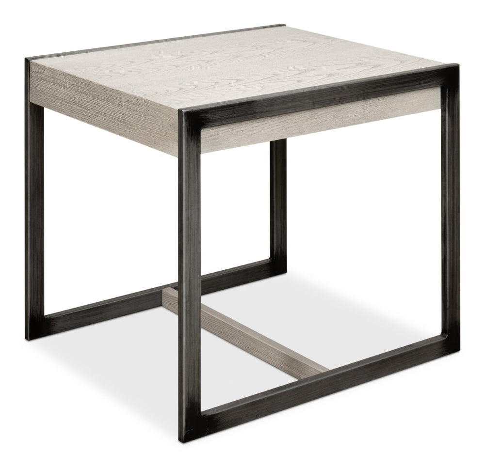 Sarreid Covet Side Table - Elegant Ivory Bianca Finish With Birch, Ash, And Mdf - Perfect For Any Space! Ivory  53671