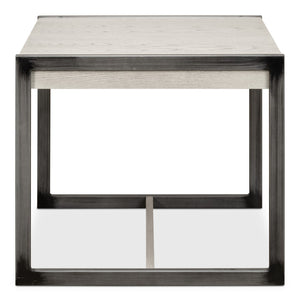 Sarreid Covet Side Table - Elegant Ivory Bianca Finish With Birch, Ash, And Mdf - Perfect For Any Space! Ivory  53671