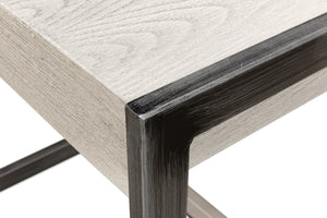 Sarreid Covet Side Table - Elegant Ivory Bianca Finish With Birch, Ash, And Mdf - Perfect For Any Space! Ivory  53671