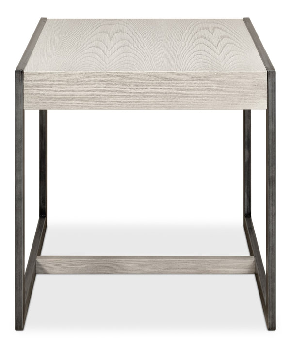 Sarreid Covet Side Table - Elegant Ivory Bianca Finish With Birch, Ash, And Mdf - Perfect For Any Space! Ivory  53671