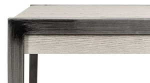 Sarreid Covet Side Table - Elegant Ivory Bianca Finish With Birch, Ash, And Mdf - Perfect For Any Space! Ivory  53671