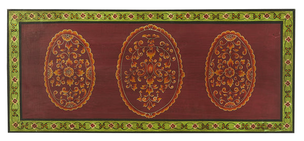 Butler Specialty Disha Hand Painted Floral Storage Chest – Stylish Meranti Wood Cabinet For Seasonal Essentials Multi,Color Merranti Wood,Mdf 5367290-butler