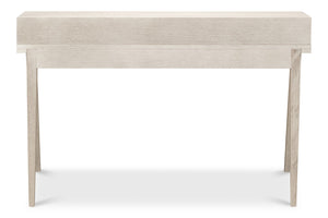 Sarreid Covet Desk - Elegant Ivory Bianca Finish Crafted From Birch, Ash & Mdf For A Stylish Workspace Upgrade Ivory  53673