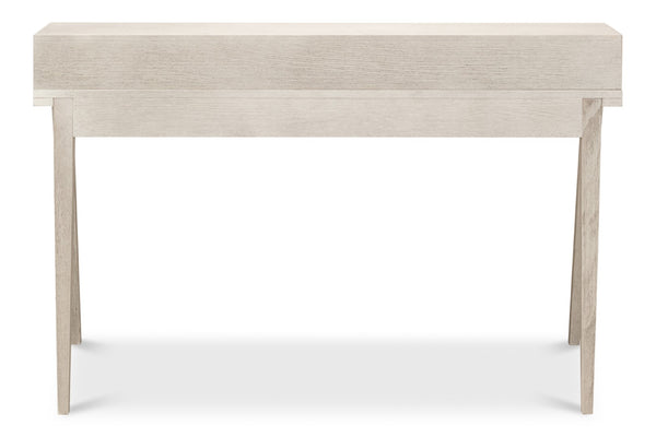 Sarreid Covet Desk - Elegant Ivory Bianca Finish Crafted From Birch, Ash & Mdf For A Stylish Workspace Upgrade Ivory  53673