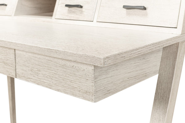 Sarreid Covet Desk - Elegant Ivory Bianca Finish Crafted From Birch, Ash & Mdf For A Stylish Workspace Upgrade Ivory  53673