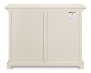 Sarreid Sonya Commode Antique White - Elegant Reclaimed Pine Storage Solution With Timeless Charm White  53677-3