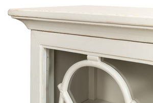 Sarreid Sonya Commode Antique White - Elegant Reclaimed Pine Storage Solution With Timeless Charm White  53677-3