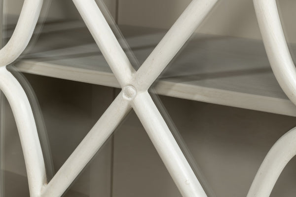 Sarreid Sonya Commode Antique White - Elegant Reclaimed Pine Storage Solution With Timeless Charm White  53677-3