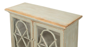 Sarreid Sonya Commode Sage - Stylish Reclaimed Pine Design In Elegant Sage Finish For Modern Bathrooms Green  53677-4
