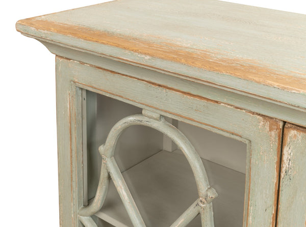 Sarreid Sonya Commode Sage - Stylish Reclaimed Pine Design In Elegant Sage Finish For Modern Bathrooms Green  53677-4