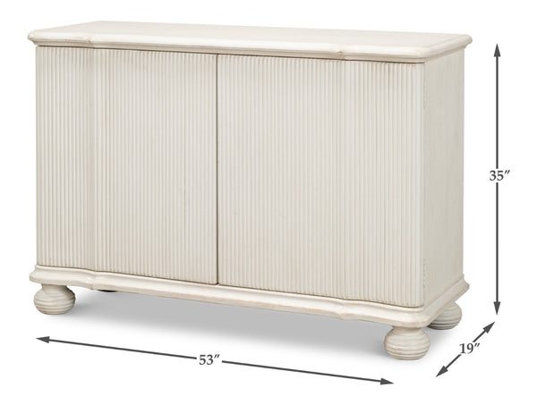 Sarreid Astrid Antique White Commode - Elegant Reclaimed Pine Entrance Storage For Timeless Home Décor White  53678-3
