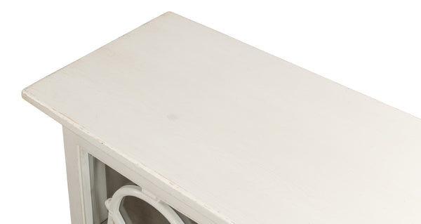 Sarreid Sonya Sideboard In Antique White - Rustic Reclaimed Pine Storage With Timeless Charm And Style White  53681-3