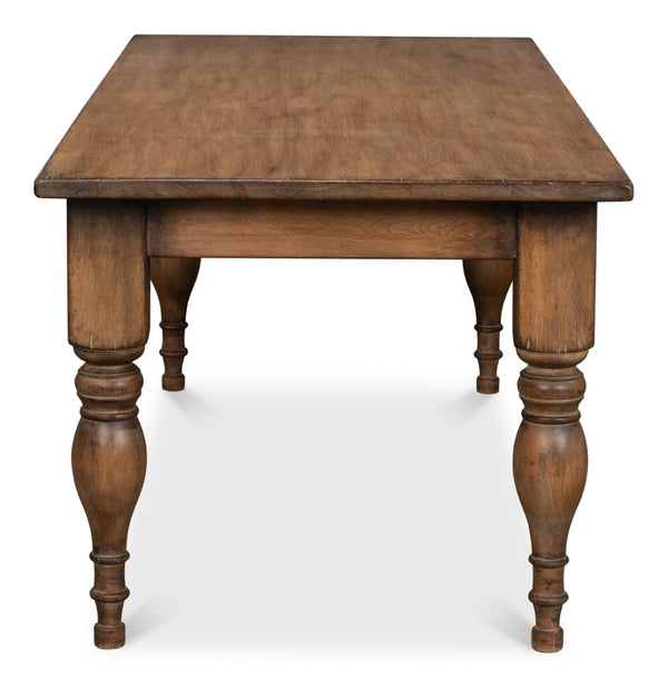 Sarreid Gabby Dining Table Brown - Rustic Reclaimed Pine Design For A Cozy, Elegant Dining Experience Brown  53682-2