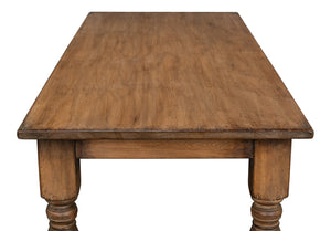Sarreid Gabby Dining Table Brown - Rustic Reclaimed Pine Design For A Cozy, Elegant Dining Experience Brown  53682-2