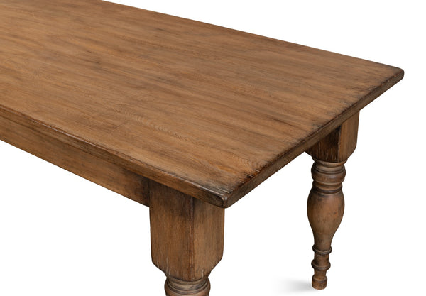 Sarreid Gabby Dining Table Brown - Rustic Reclaimed Pine Design For A Cozy, Elegant Dining Experience Brown  53682-2