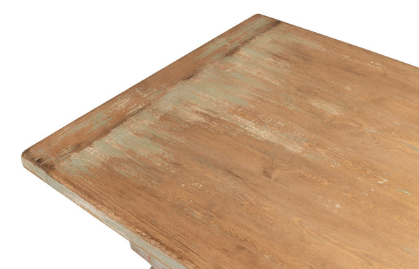 Sarreid Owen Dining Table Sage - Stylish Reclaimed Pine For Modern Homes, Perfect For Dining & Gatherings! Green  53686-4