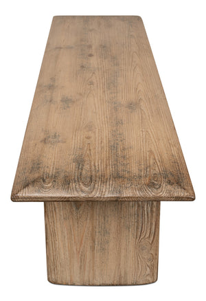 Sarreid Andre Bench Natural - Stylish Reclaimed Pine Seating For Rustic Home Decor & Eco-friendly Spaces Natural  53689
