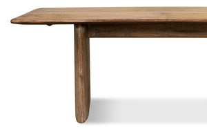 Sarreid Andre Bench Natural - Stylish Reclaimed Pine Seating For Rustic Home Decor & Eco-friendly Spaces Natural  53689