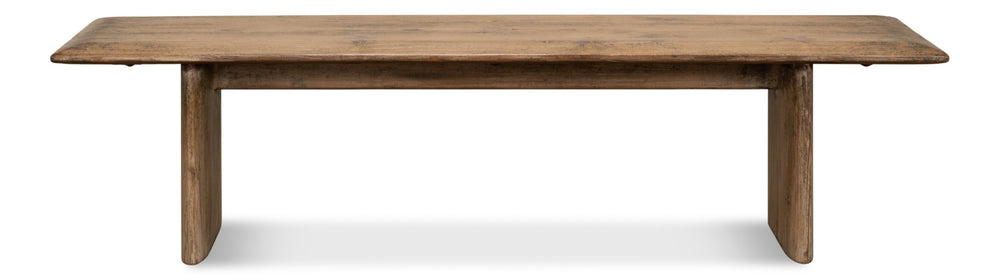Sarreid Andre Bench Natural - Stylish Reclaimed Pine Seating For Rustic Home Decor & Eco-friendly Spaces Natural  53689