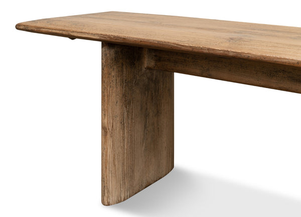 Sarreid Andre Bench Natural - Stylish Reclaimed Pine Seating For Rustic Home Decor & Eco-friendly Spaces Natural  53689