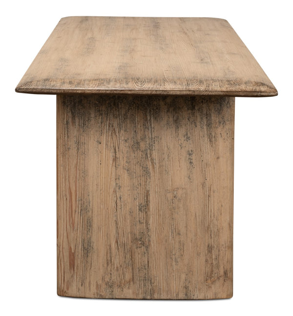 Sarreid Andre Dining Table Natural - Eco-friendly Reclaimed Pine Design For Stylish Dining Spaces Natural  53690