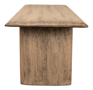 Sarreid Andre Dining Table Natural - Eco-friendly Reclaimed Pine Design For Stylish Dining Spaces Natural  53690