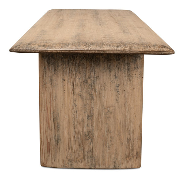 Sarreid Andre Dining Table Natural - Eco-friendly Reclaimed Pine Design For Stylish Dining Spaces Natural  53690