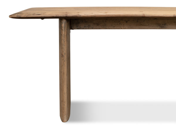 Sarreid Andre Dining Table Natural - Eco-friendly Reclaimed Pine Design For Stylish Dining Spaces Natural  53690