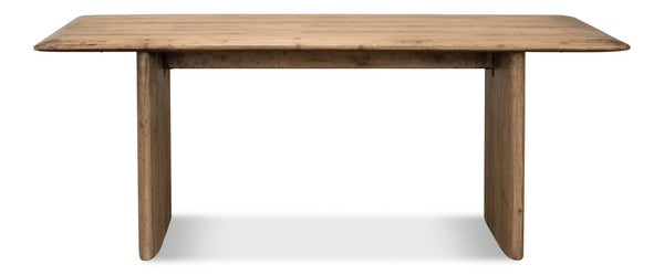 Sarreid Andre Dining Table Natural - Eco-friendly Reclaimed Pine Design For Stylish Dining Spaces Natural  53690