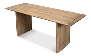 Sarreid Andre Dining Table Natural - Eco-friendly Reclaimed Pine Design For Stylish Dining Spaces Natural  53690