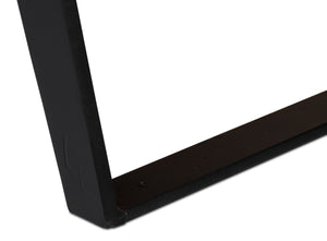 Sarreid Paige Parquet Dining Table - Stylish Mango Wood Top With Durable Powder Coated Legs For Elegance Brown  53692