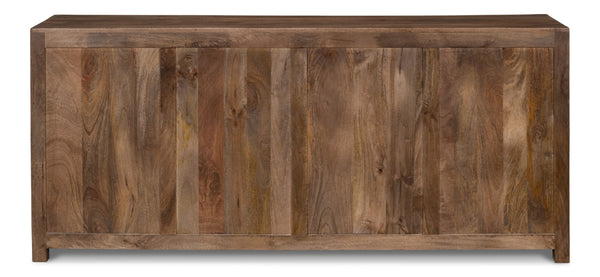 Sarreid Benedict Sideboard - Elegant Mango Wood With Rich Walnut Finish For Stylish Storage Solutions Brown  53699