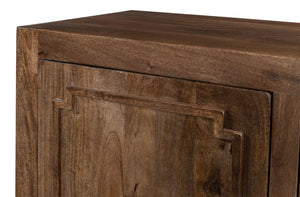 Sarreid Benedict Sideboard - Elegant Mango Wood With Rich Walnut Finish For Stylish Storage Solutions Brown  53699