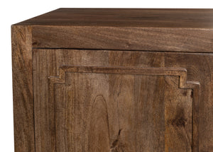 Sarreid Benedict Sideboard - Elegant Mango Wood With Rich Walnut Finish For Stylish Storage Solutions Brown  53699