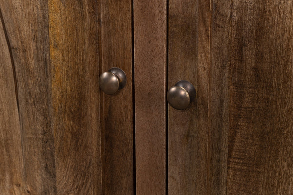 Sarreid Benedict Sideboard - Elegant Mango Wood With Rich Walnut Finish For Stylish Storage Solutions Brown  53699