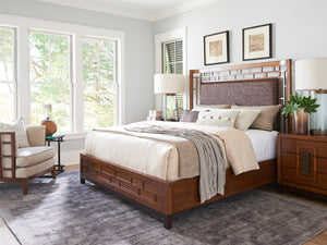 Lexington Tommy Bahama Home Paradise Point Bed - Embrace Island Living With Woven Rattan Elegance And Contemporary Charm Bali  536-134c