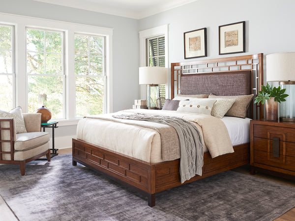 Lexington Tommy Bahama Home Paradise Point Bed - Embrace Island Living With Woven Rattan Elegance And Contemporary Charm Bali  536-134c