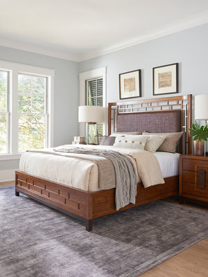 Lexington Tommy Bahama Home Paradise Point Bed - Embrace Island Living With Woven Rattan Elegance And Contemporary Charm Bali  536-134c