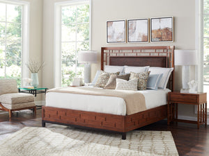 Lexington Tommy Bahama Home Paradise Point Bed - Embrace Island Living With Woven Rattan Elegance And Contemporary Charm Bali  536-134c